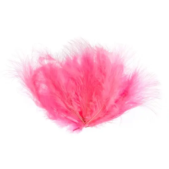 John Bead 4"-6" Marabou Feathers Pink {4}
