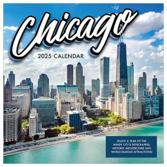 TF Publishing 2025 Chicago Wall Calendar {1}