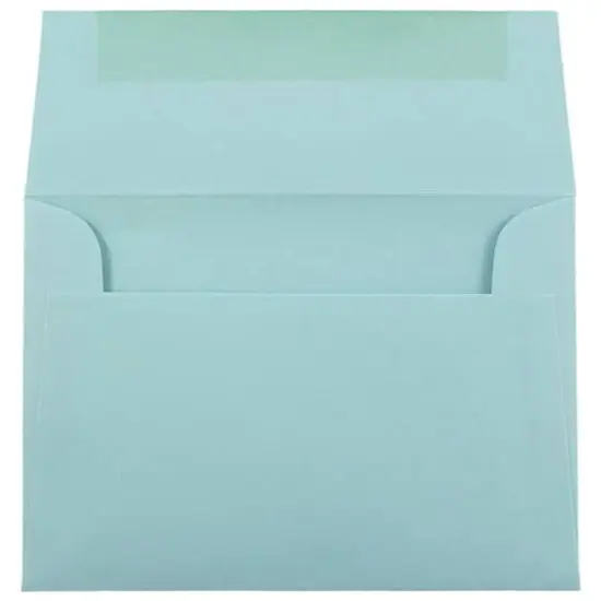 JAM Paper A1 Premium Invitation Envelopes, 50ct. Aqua Blue {4}