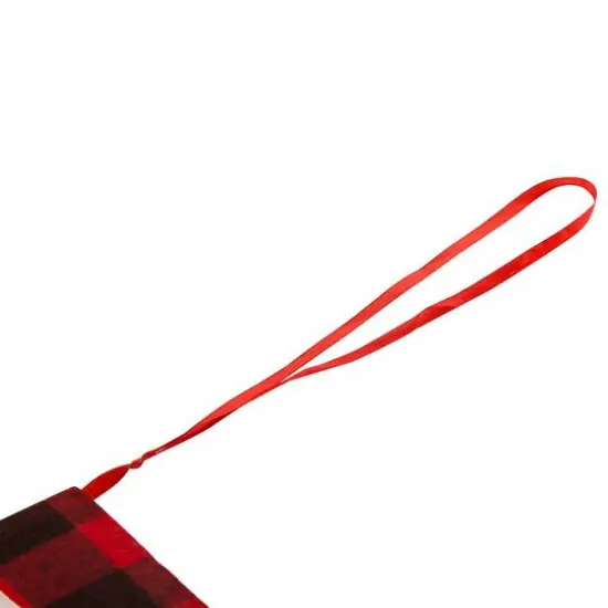 Glitzhome&reg; 8.75ft. Merry Christmas Plaid Banner Garland  {4}