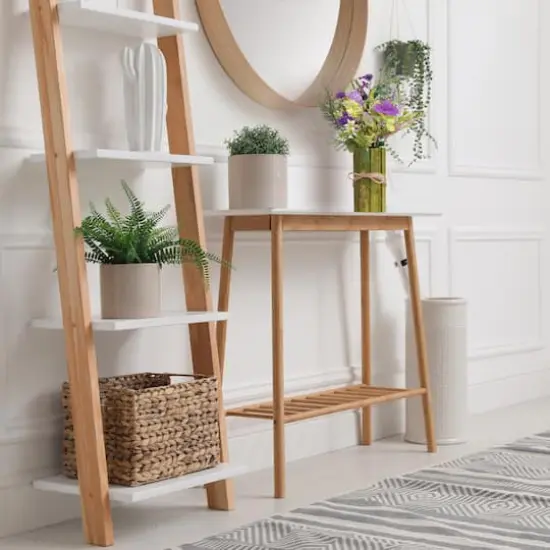 18'' Green and Purple Lavender Floral Bouquet {3}