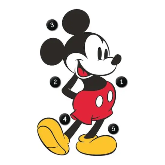 RoomMates Disney&reg; Mickey Mouse Peel & Stick Giant Wall Decals {4}