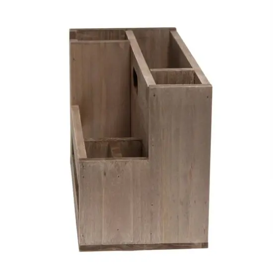 Elegant Designs Wood Caddy Organizer Natural Wood {16}