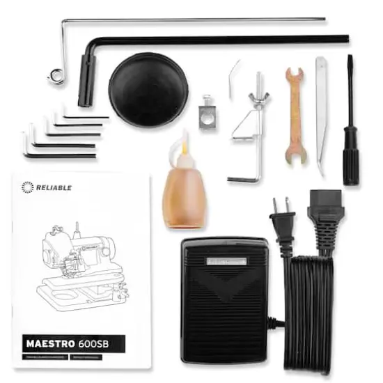 Maestro 600SB Portable Blindstitch Sewing Machine for Hemming {7}