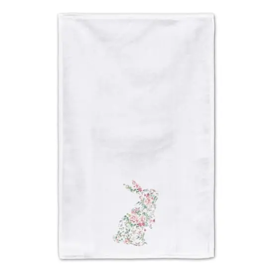 Floral Rabbit Tea Towel - Set of 2 {5}