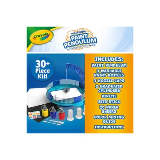 Crayola&reg; Washable Paint Pendulum Kit {10}