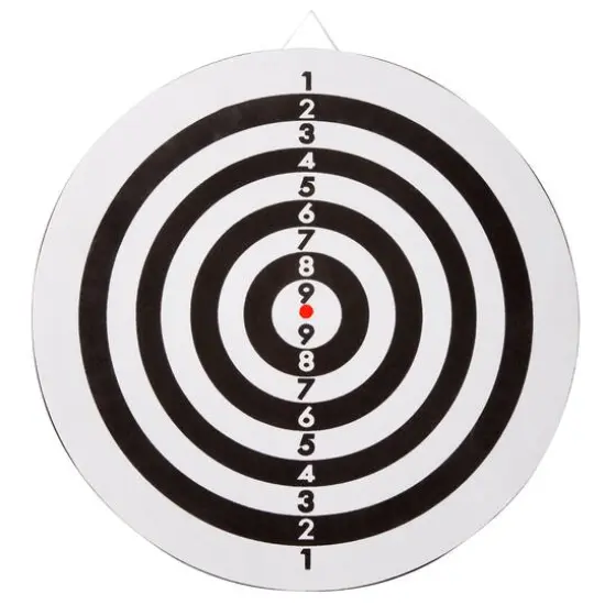 Toy Time Double-Sided Flocked Indoor Dartboard {8}