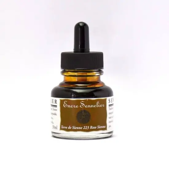 Sennelier Drawing Ink, 30mL Sienna {1}