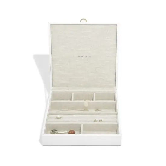 Lilarie & Co. Small Jewelry Box White {3}