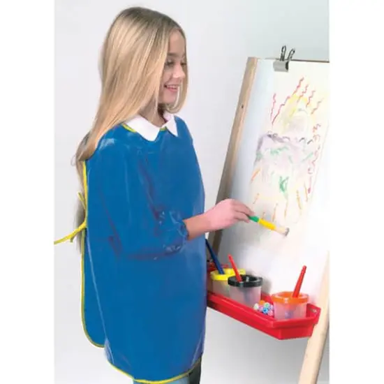 Creativity Street&reg; Blue Long Sleeve Plastic Art Smock, 2ct. {3}