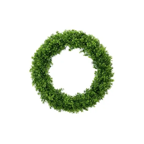 20" Artificial Boxwood Wreath {1}