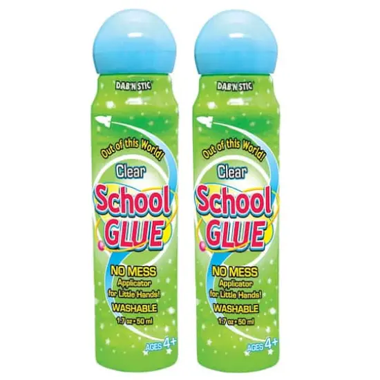 Crafty Dab&reg; Dab'n Stic School Glue, 2 Packs of 6 {1}