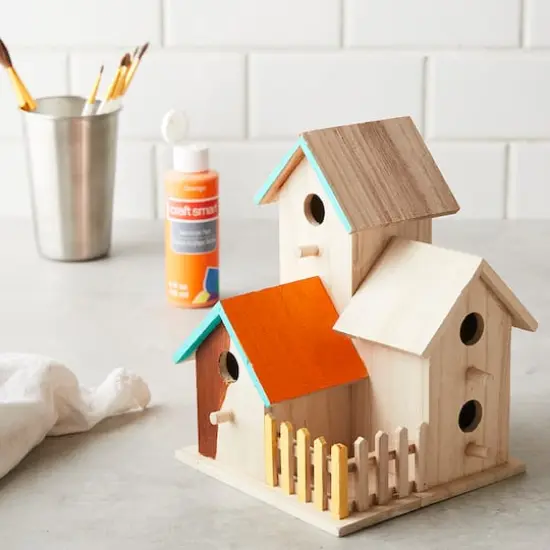 Triple Wood Birdhouse by Make Market&reg; {3}