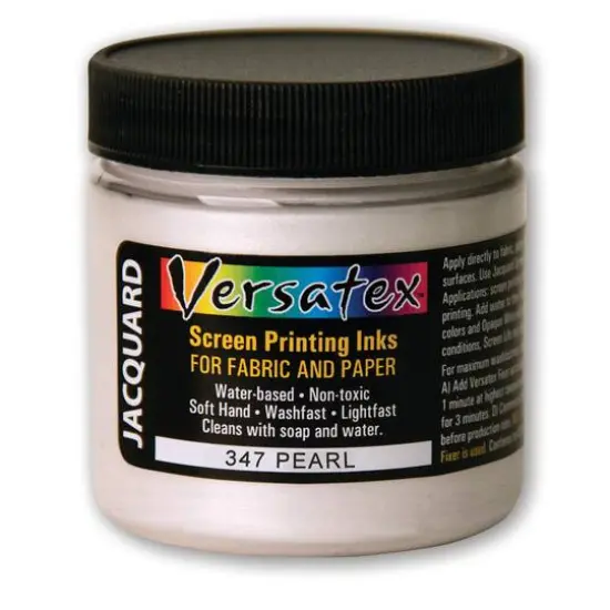 Jacquard Versatex Screen Printing Ink, 4oz. 347 Pearl {1}