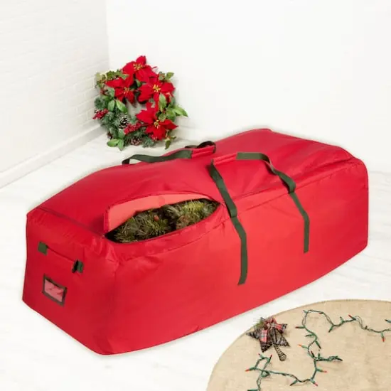 Honey Can Do Red Extra Large Christmas Tree Storage Bag {1}