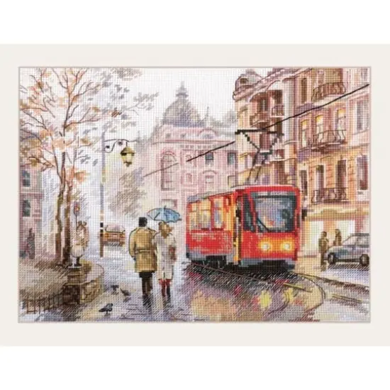 Alisa October In The City Cross Stitch Kit {1}