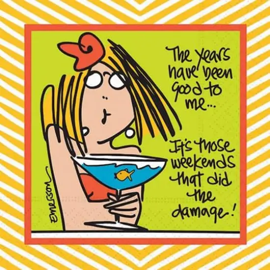 JAM Paper Did the Damage Cocktail Napkins, 40ct. {1}