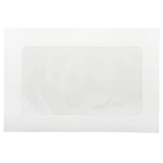 JAM Paper 6" x 9" White Window Display Commercial Envelopes {1}