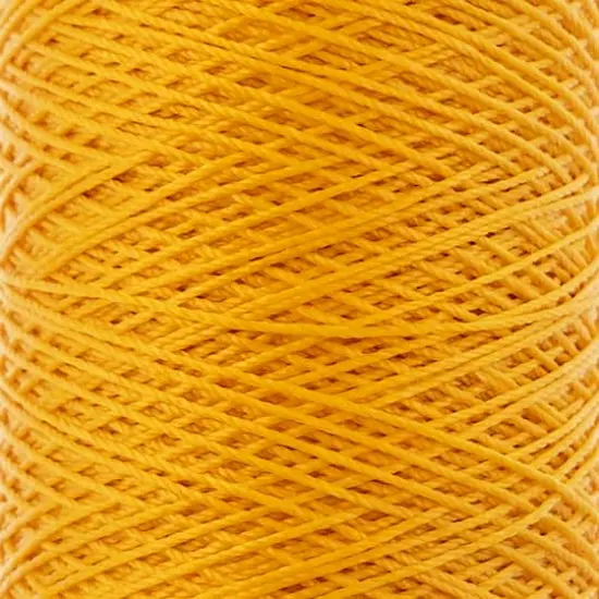 Gudebrod 0.015" 3 Ply Waxed Thread, 500ft. Gold {4}