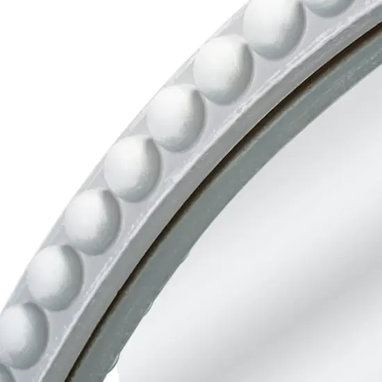 American Art Decor Moby's Beaded Frame Mirror - 30" x 30" {5}