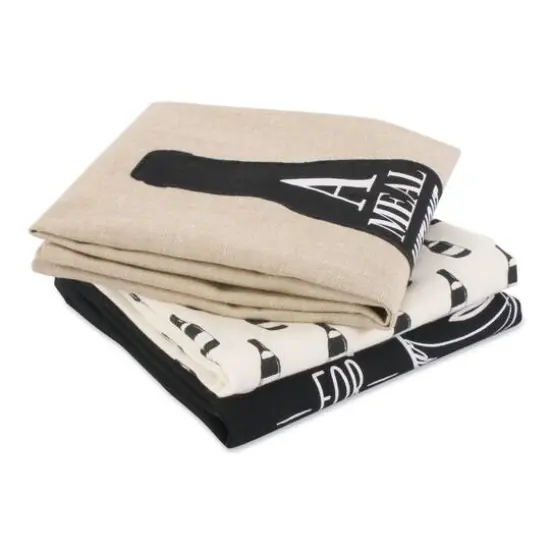 DII&reg; Wine & Sunshine Kitchen Textiles Dishtowel Set {3}