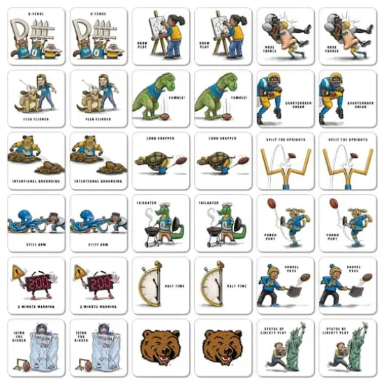 College Team Licensed Memory Match Game UCLA Bruins {4}