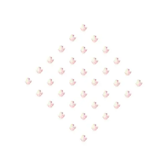 John Bead PRECIOSA 6mm Czech Crystal Bicone Beads, 36ct. Light Rose AB {3}