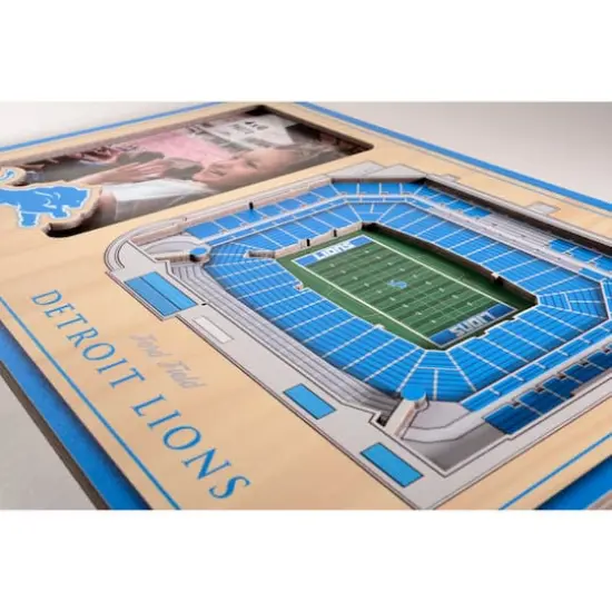 NFL 3D StadiumViews Picture Frame Detroit Lions {5}