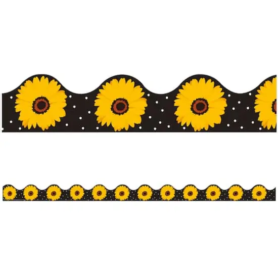Eureka The Hive Black Floral Deco Trim&reg; Set {3}