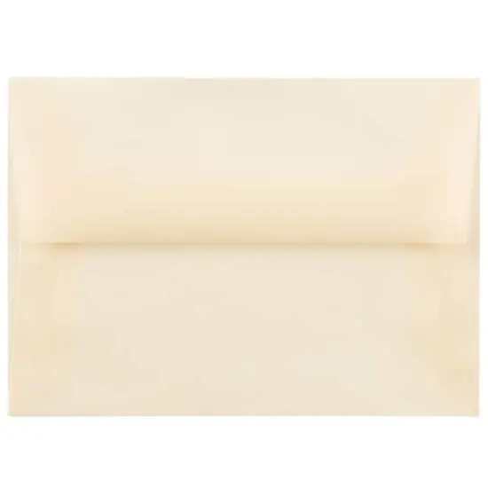 JAM Paper A1 Translucent Vellum Invitation Envelopes, 50ct. Spring Ochre {1}