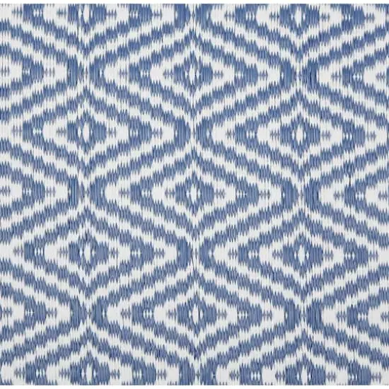 DII&reg; French Blue Diamond Outdoor Rug, 4ft. x 6ft. {4}