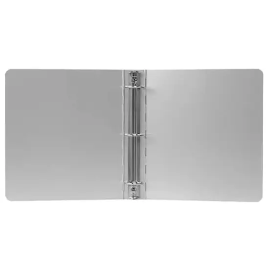 JAM Paper 1.5" Silver Aluminum 3-Ring Binder {4}
