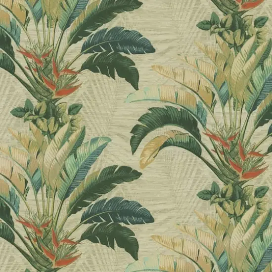 Tommy Bahama Wicker Banana Leaves Outdoor Fabric {3}