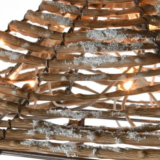 60" Pre-Lit Champagne Vine Lamppost {5}