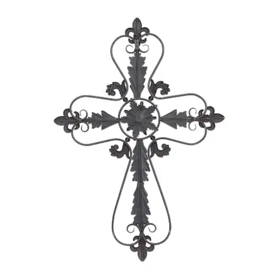 Black Metal Traditional Wall Decor, 37" x 26" {3}