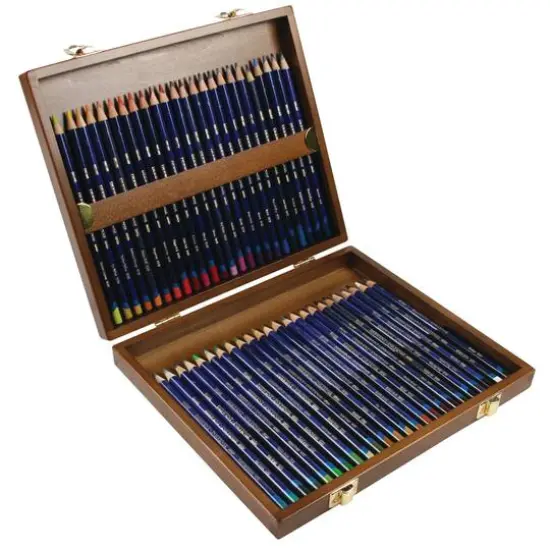 Derwent&reg; Inktense Pencil 48 Color Wood Box Set {4}