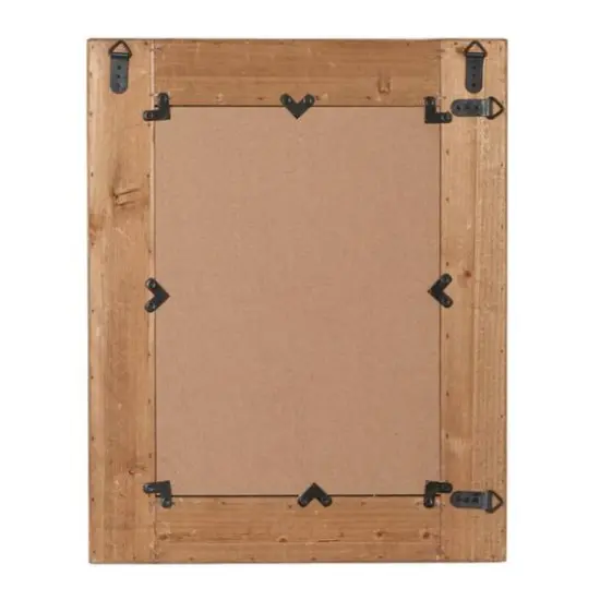 Hello Honey&reg; 25.5" Handwoven Rattan Rectangle Wall Mirror Natural {6}