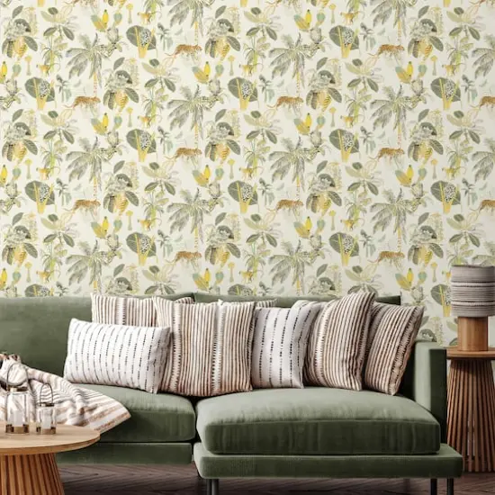 Tommy Bahama Heavenly Kingdom Peel & Stick Wallpaper Linen {3}