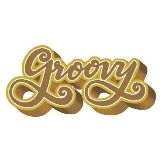 RoomMates Groovy Retro Peel & Stick Giant Wall Decal {4}