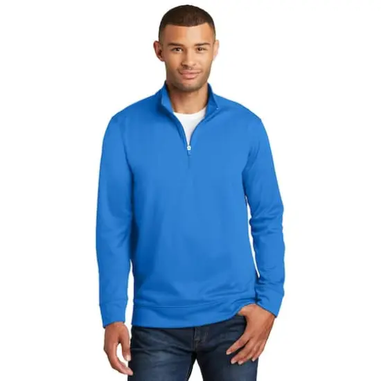 Port & Company&reg; Performance Fleece 1/4-Zip Pullover Sweatshirt Royal {3}