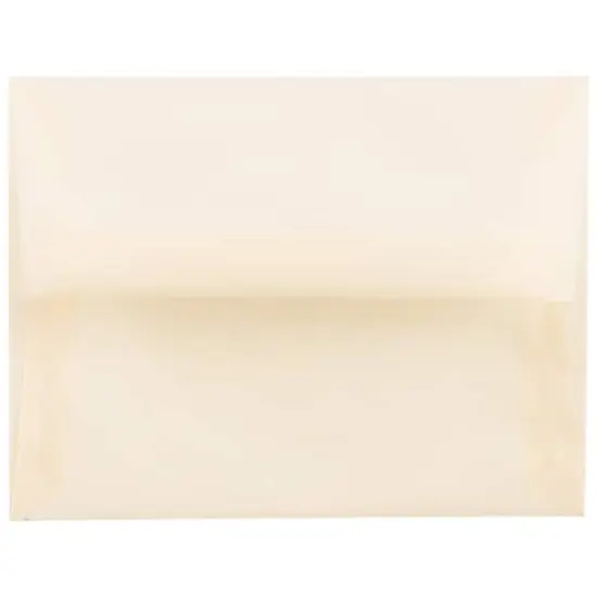 JAM Paper A2 Translucent Vellum Invitation Envelopes, 25ct. Spring Ochre {1}