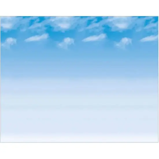Fadeless&reg; 48" x 12ft. Wispy Clouds Bulletin Board Art Paper, 4ct. {1}
