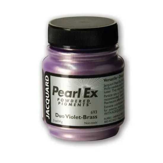 Jacquard Pearl Ex Pigment, 0.5oz. Duo Violet-Brass {1}