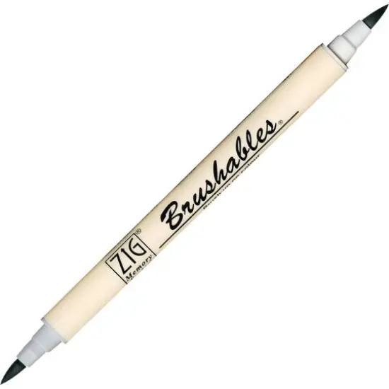 ZIG Memory System&reg; Brushables&reg; Dual-Tip Marker Platinum {1}