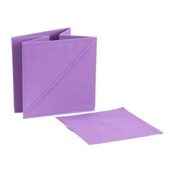 Household Essentials 11" Purple Storage Cubes with Diagonal Lip Handles, 6ct. {4}