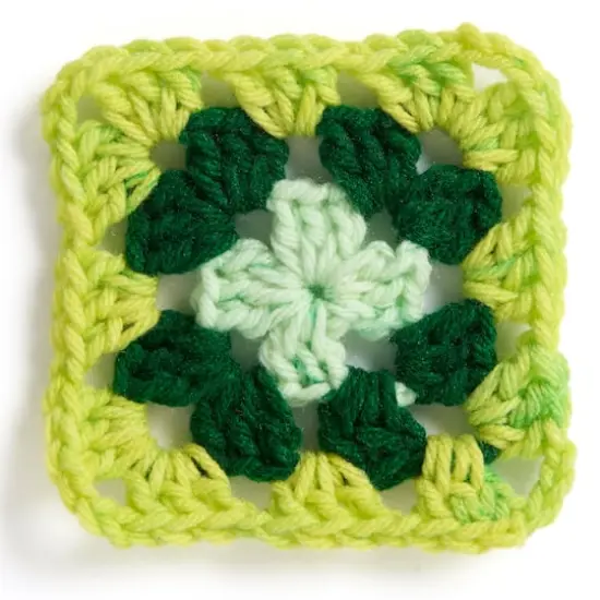 Red Heart&reg; All in One&trade; Granny Square Petit&trade; Yarn Sweet Pad {3}