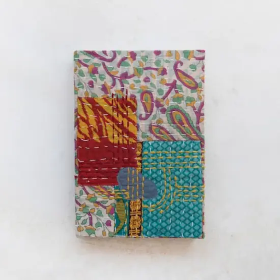 Hello Honey&reg; Patchwork Cotton Kantha Bound Paper Journal {3}