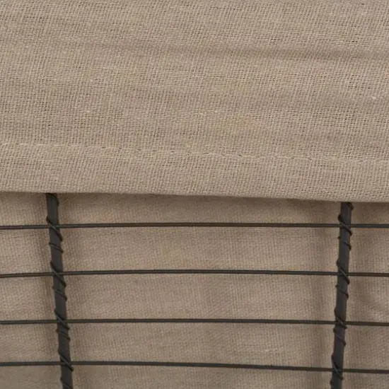 DII&reg; Medium Desert Taupe Lined Vintage Wire Basket, 2ct. {6}