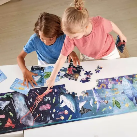 Hape Giant Ocean Life Glow-In-The-Dark Puzzle {5}