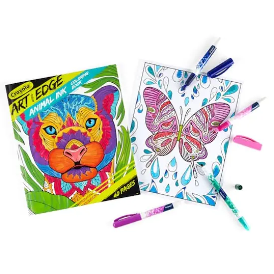 Crayola&reg; Art With Edge Animal Ink Coloring Book {3}